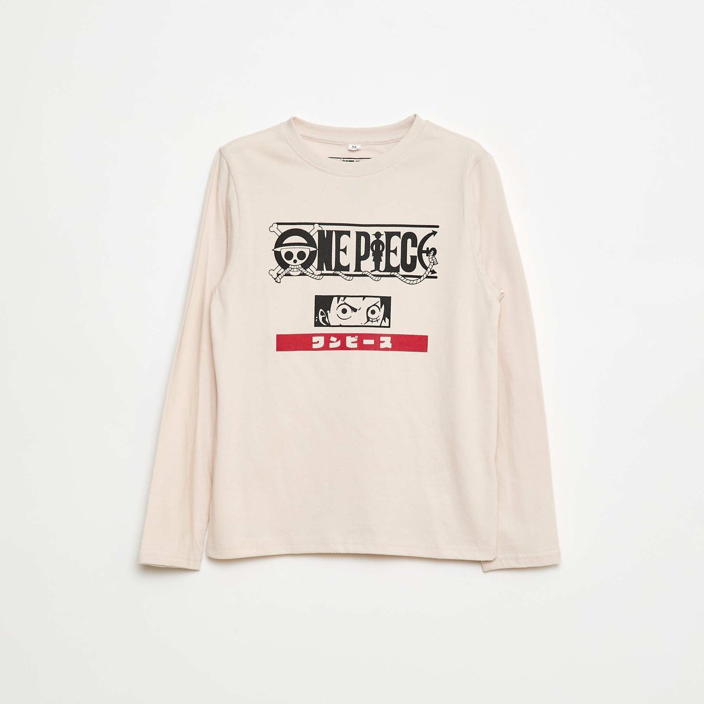T-shirt imprimé 'One piece' BLANC