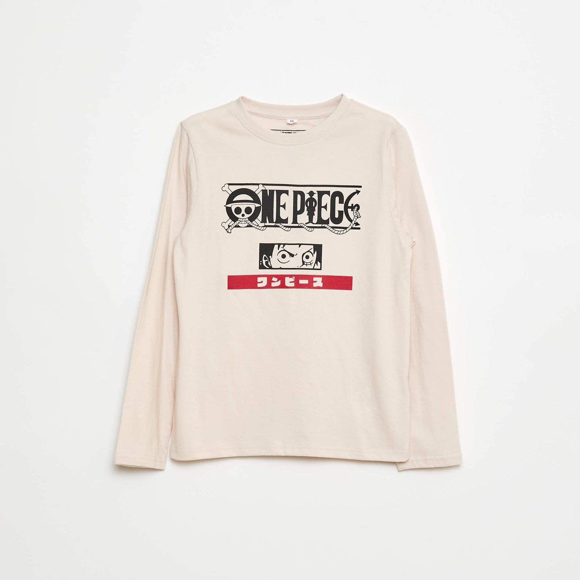 T-shirt imprimé 'One piece' BLANC