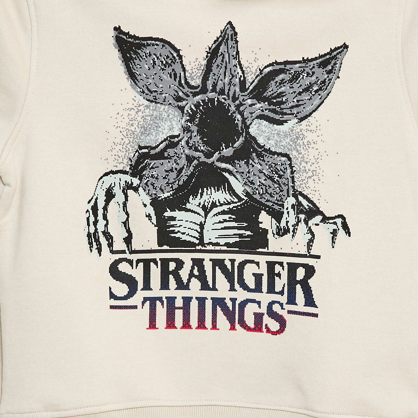 Sweat à capuche 'Stranger things' BLANC