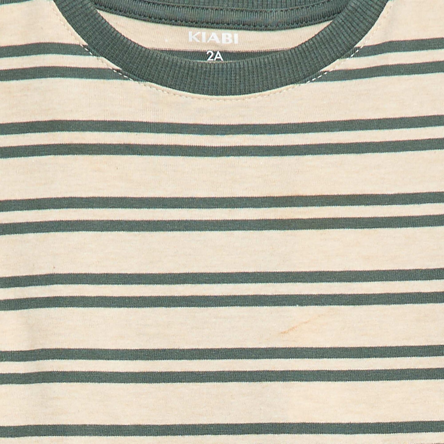 T-shirt à manches longues BEIGE/VERT