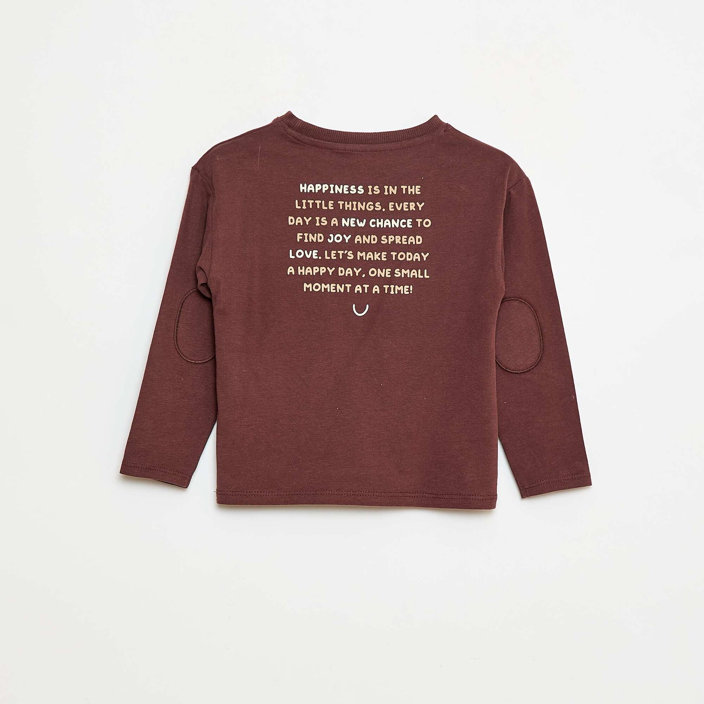 T-shirt à manches longues MARRON