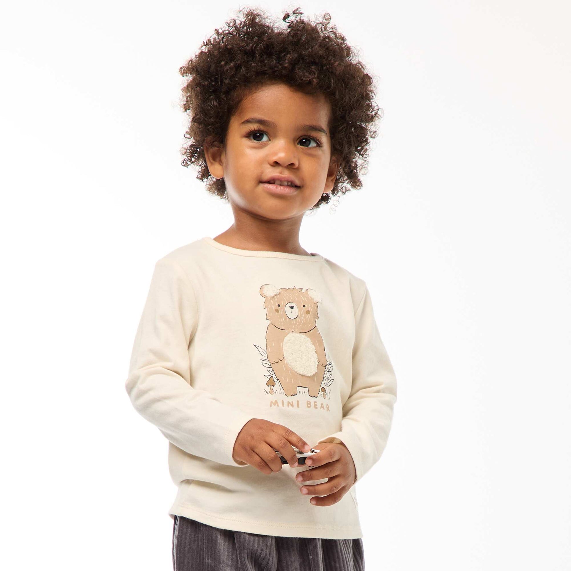 T-shirt imprimé animé BLANC