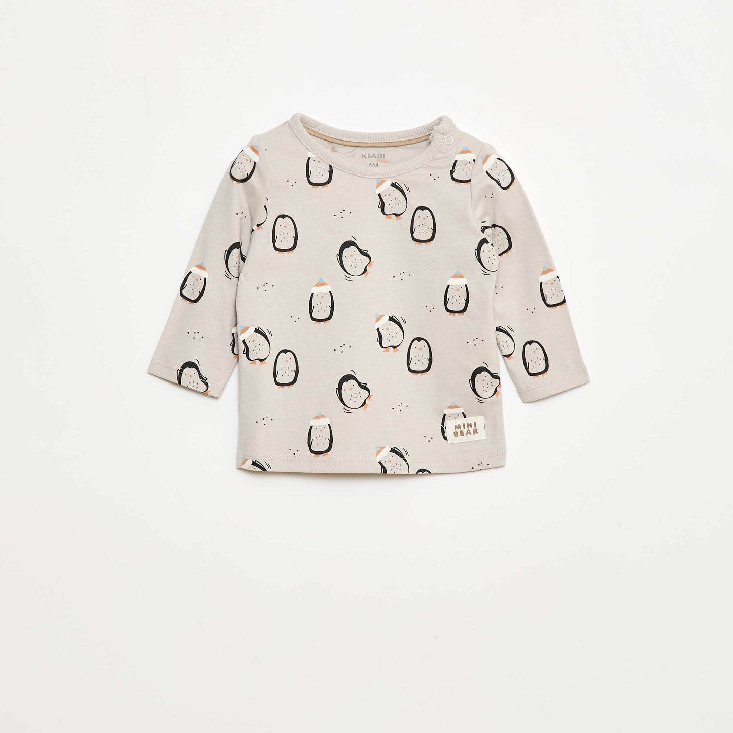 T-shirt imprimé animé GRIS