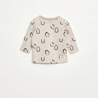 T-shirt imprimé animé GRIS