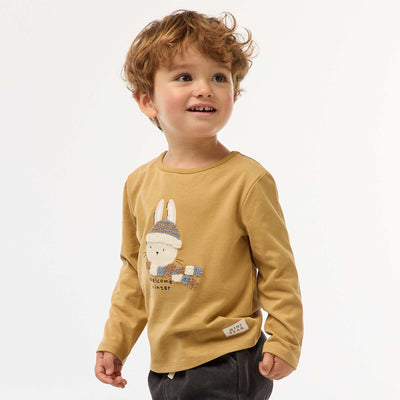 T-shirt imprimé animé JAUNE
