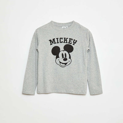 T-shirt manches longues 'Mickey' 'Disney' GRIS