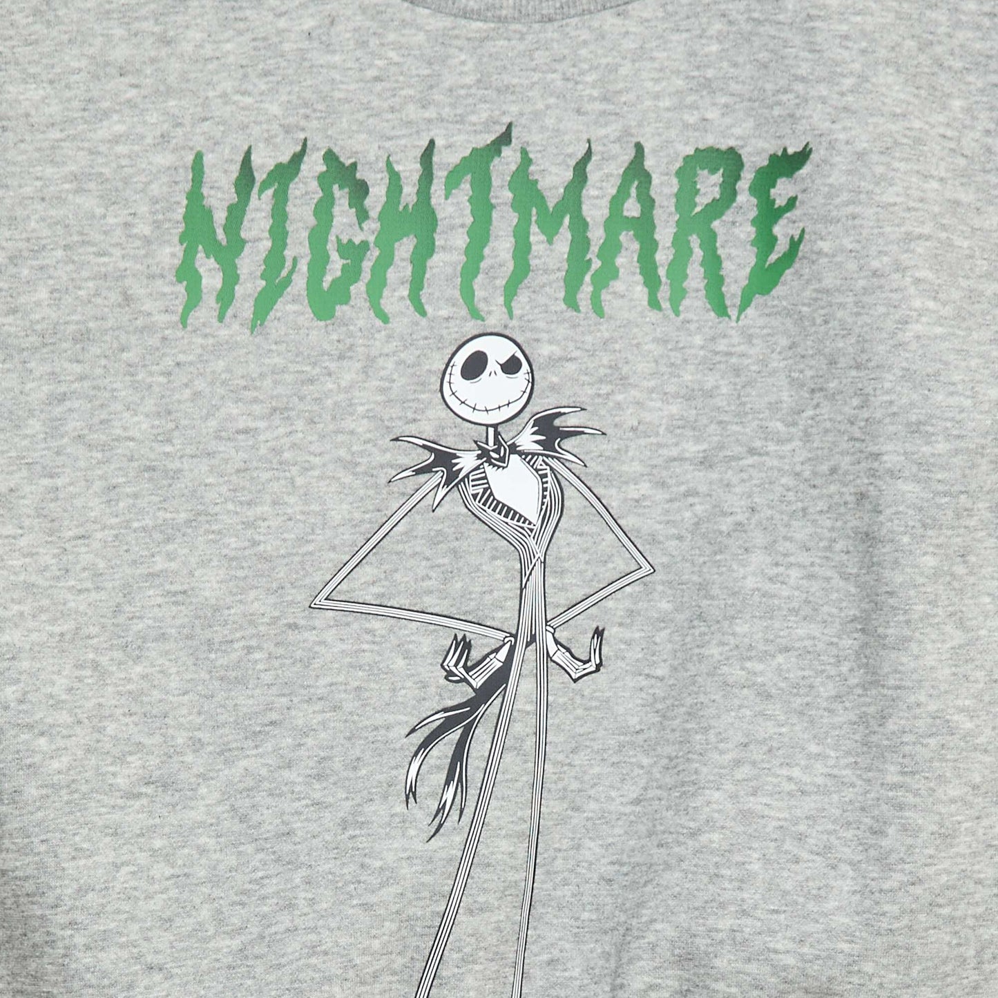 Sweat 'l'étrange Noël de Mr Jack' GRIS