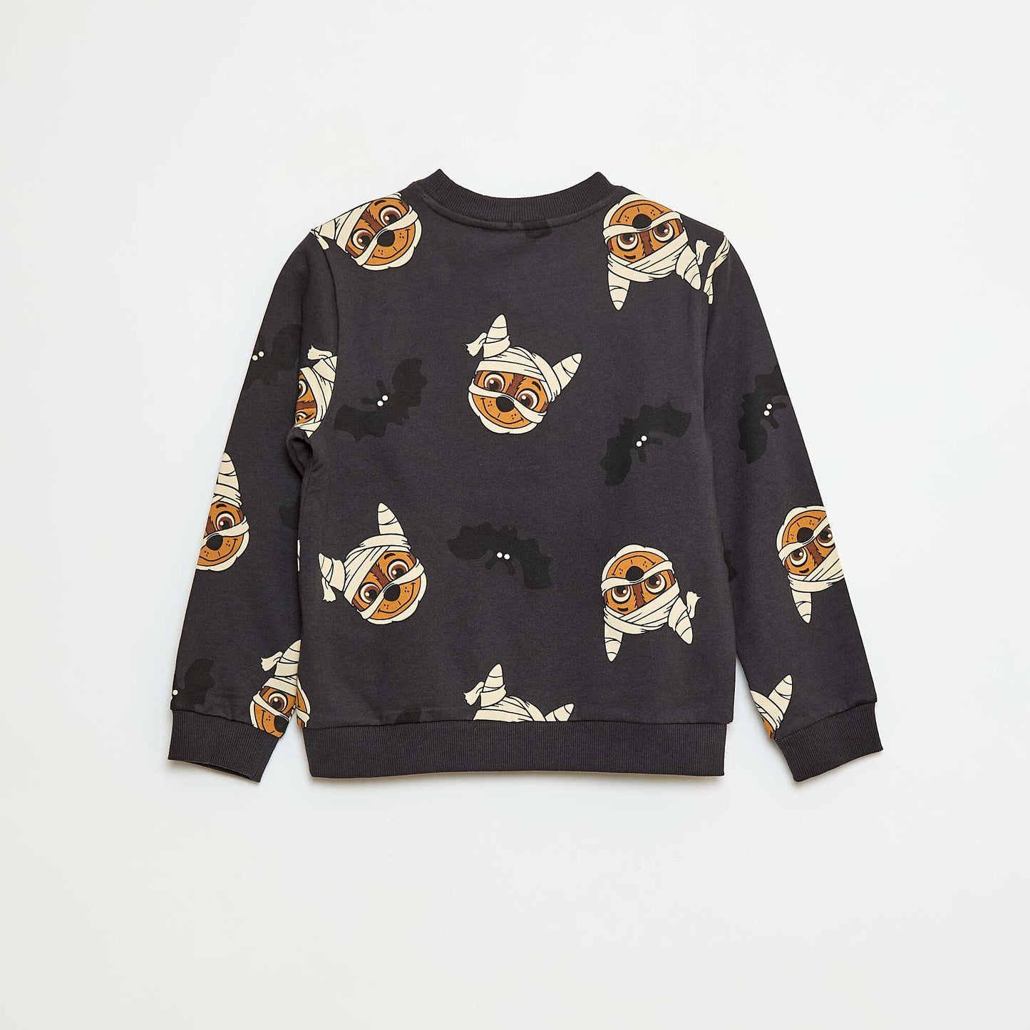 Sweat 'Pat Patrouille' Halloween en molleton à motif GRIS