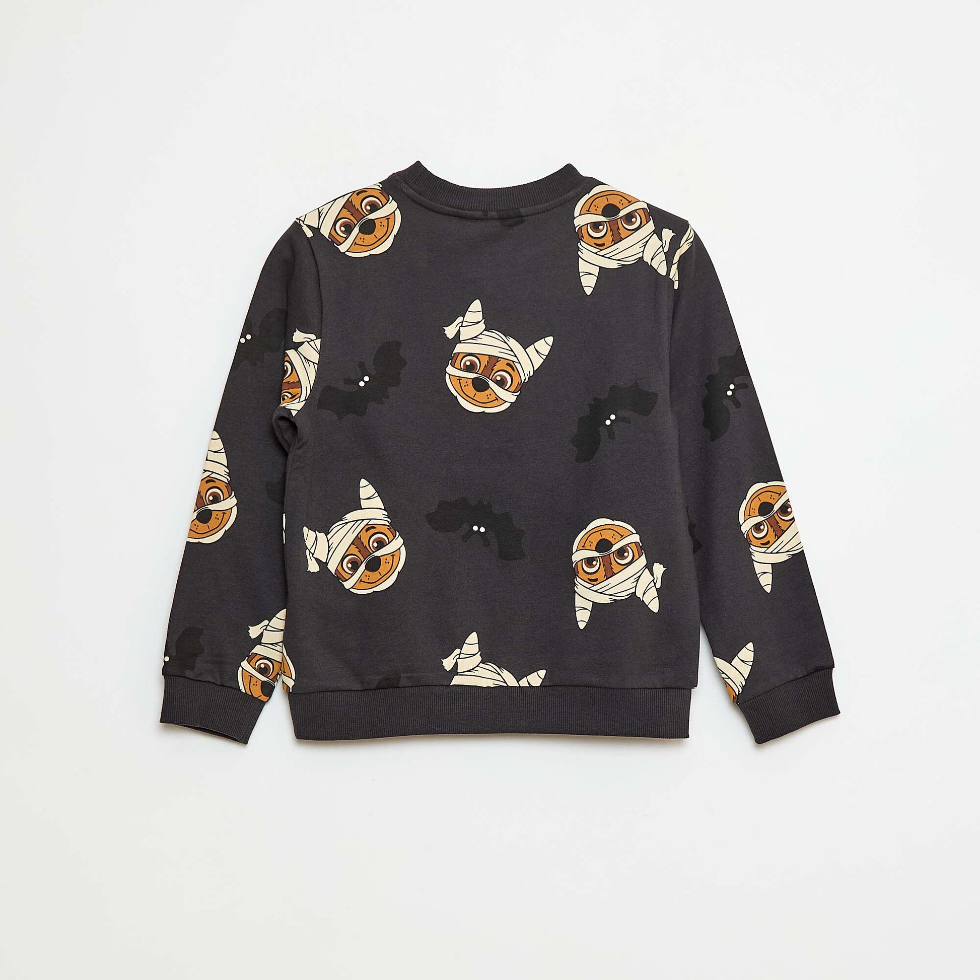 Sweat 'Pat Patrouille' Halloween en molleton à motif GRIS