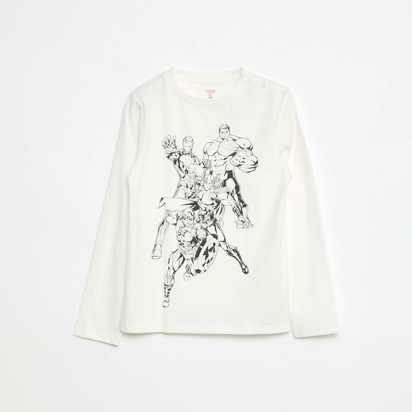 T-shirt manches longues - Avengers - So Easy BLANC