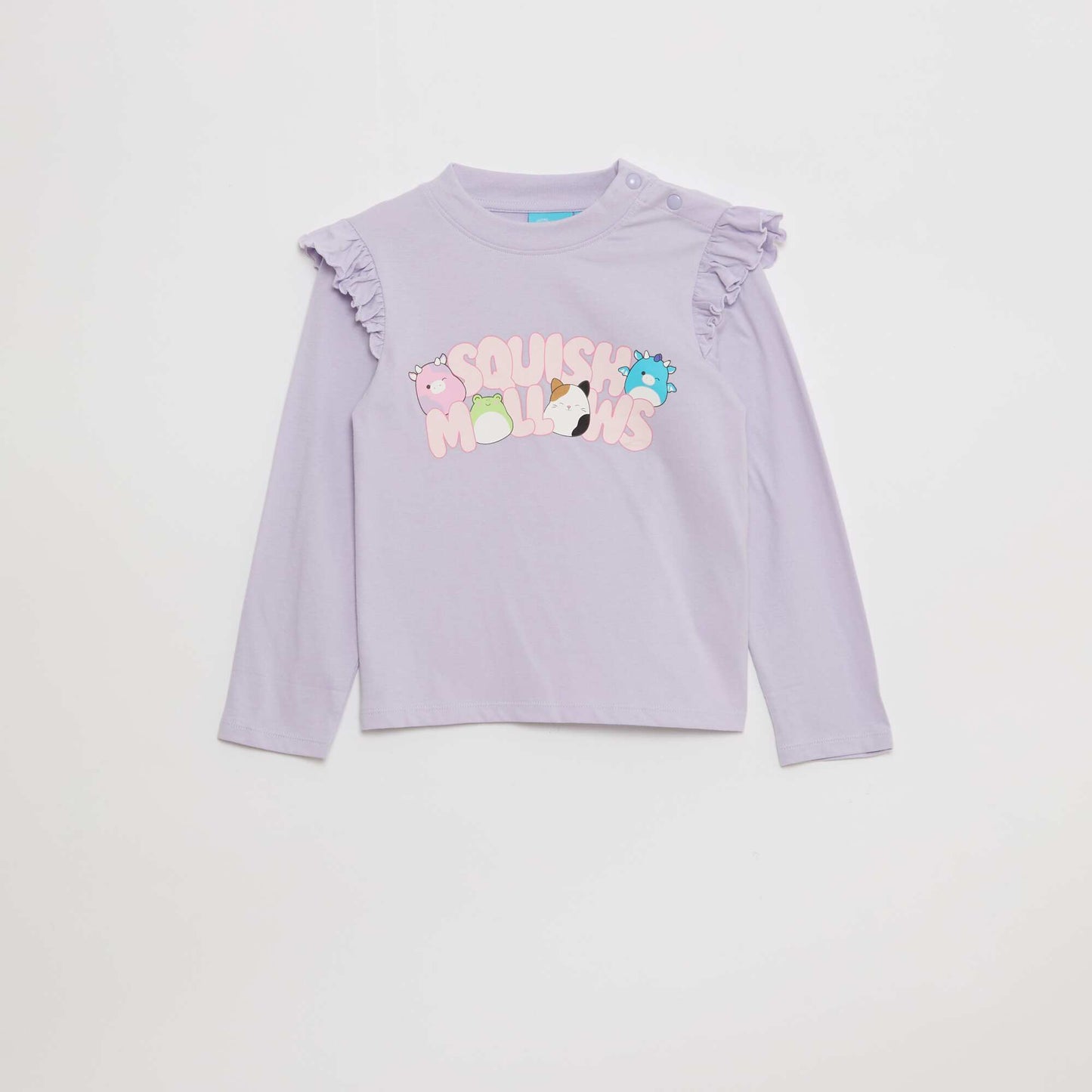T-shirt 'Squish Mellow' avec volants aux épaules - So Easy ROSE