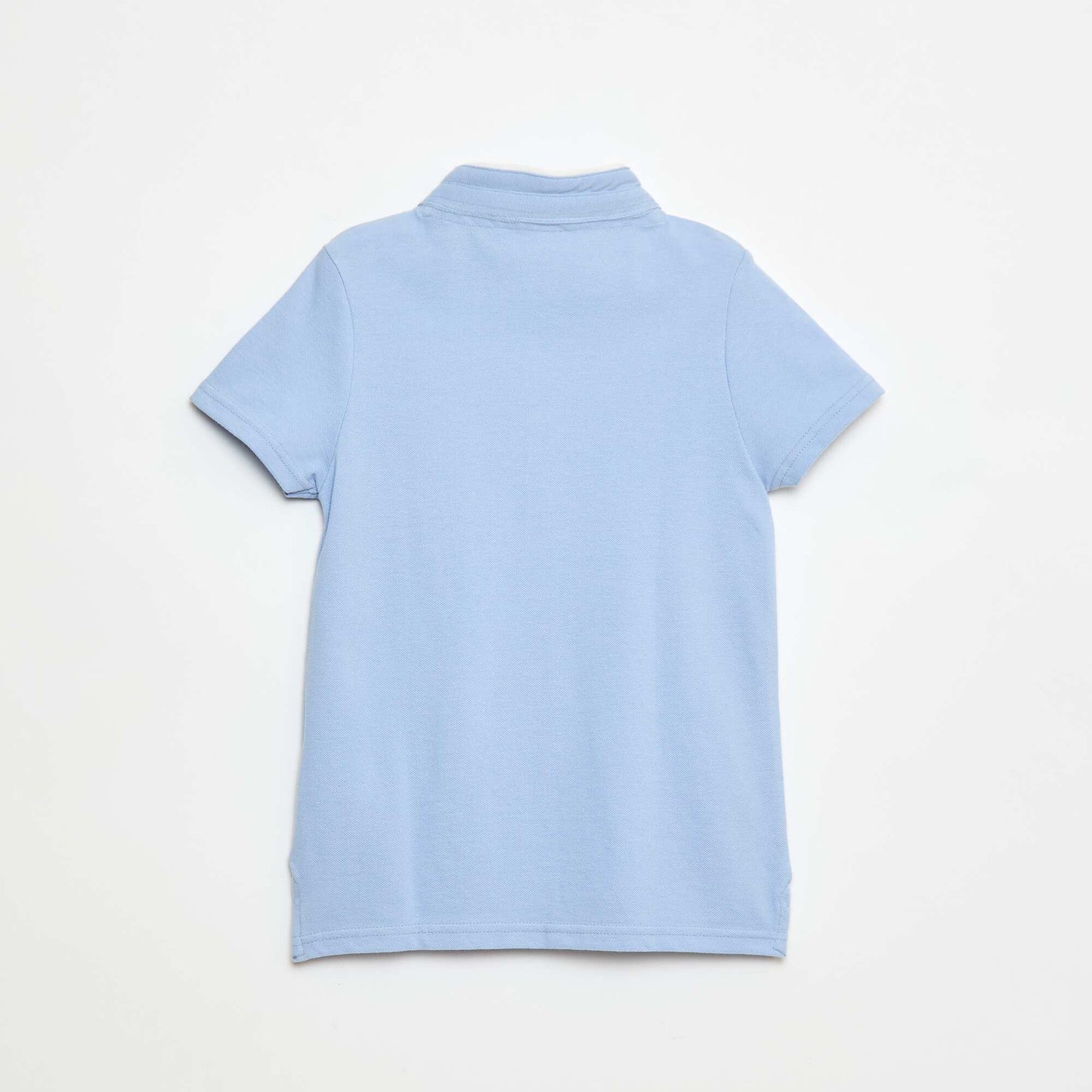 Tee-shirt en maille piquée BLEU