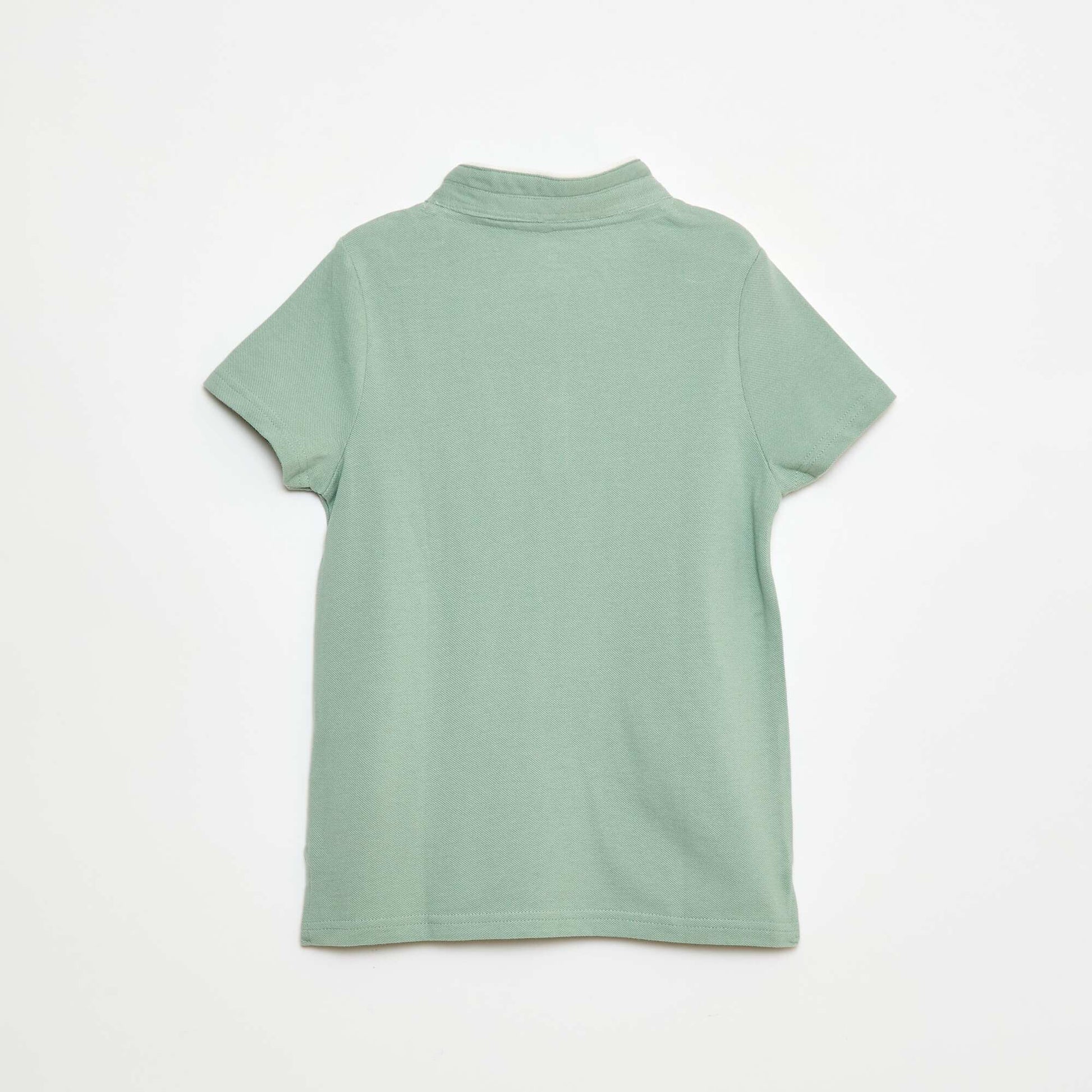 Tee-shirt en maille piquée VERT