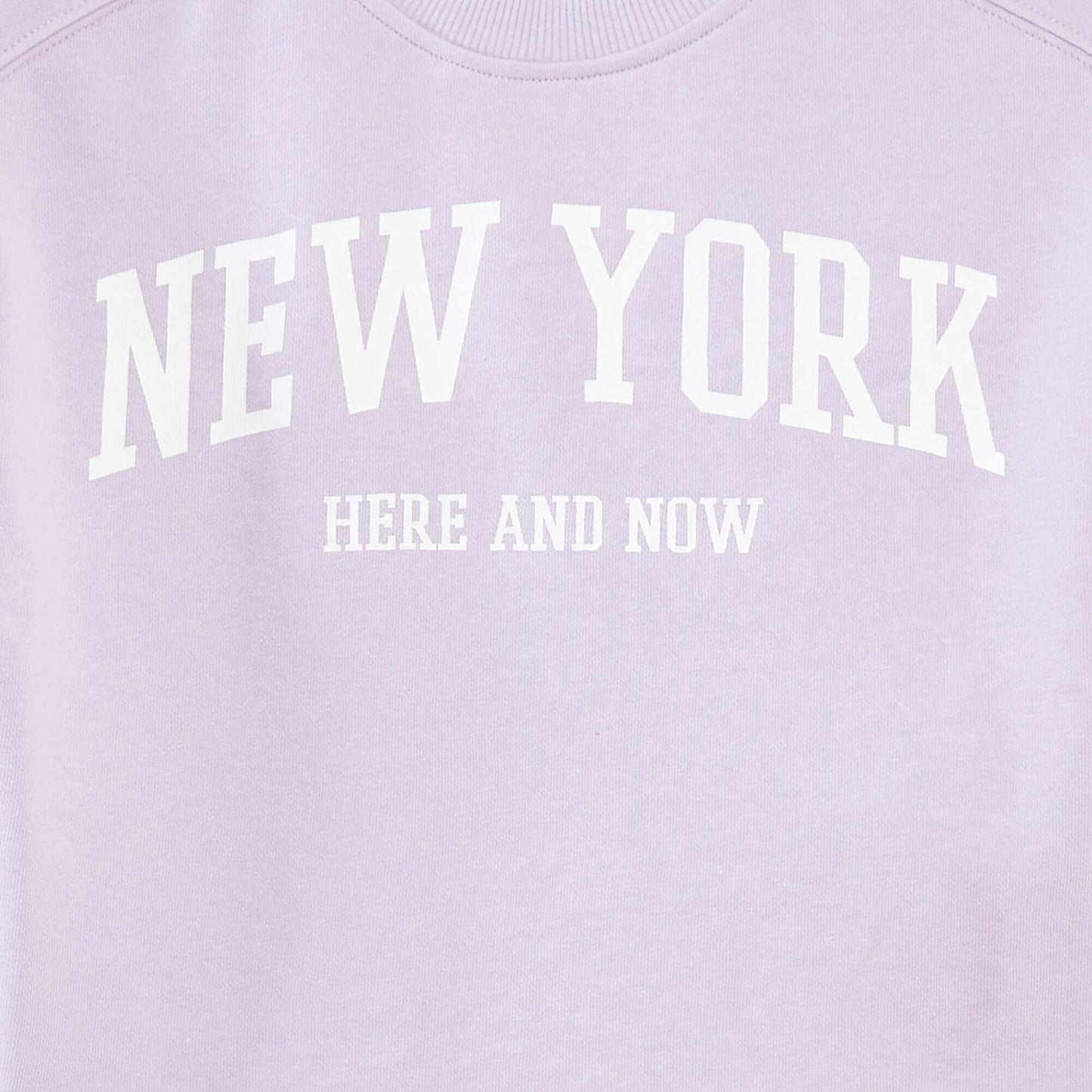 T-shirt crop à manches courtes VIOLET
