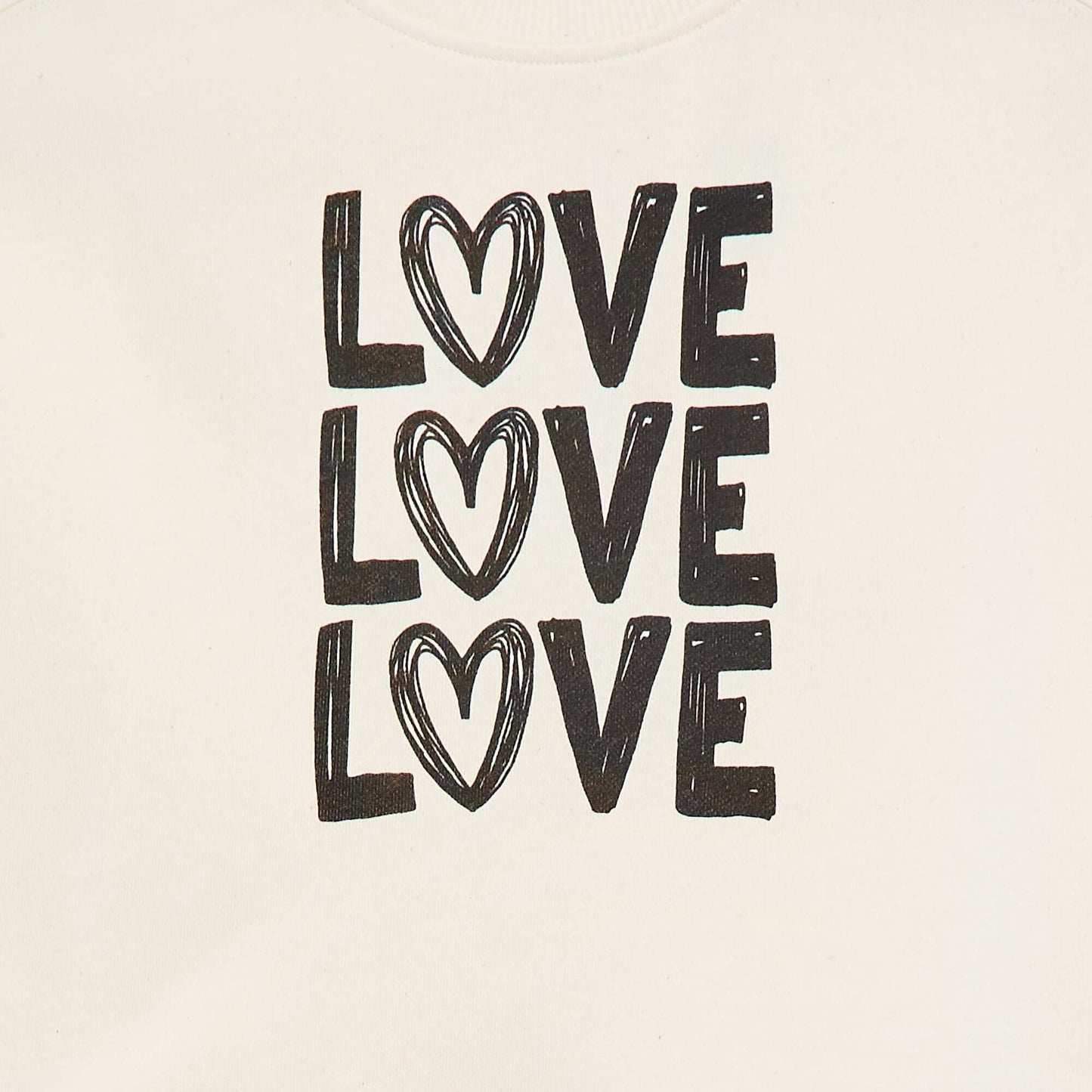 T-shirt crop à manches courtes BLANC