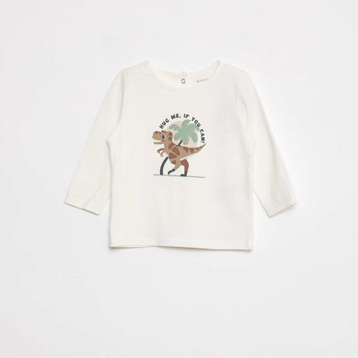 T-shirt imprimé dino BLANC