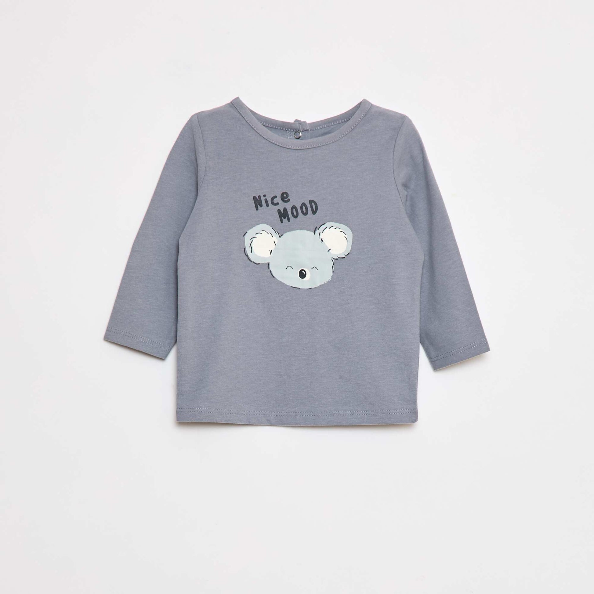 T-shirt imprimé dino BLEU/GRIS