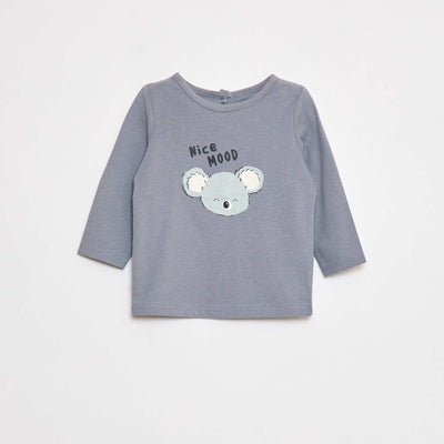 T-shirt imprimé dino BLEU/GRIS