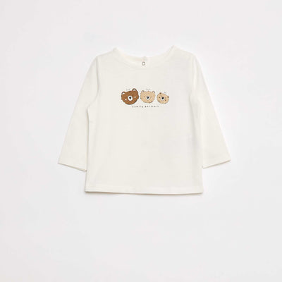 T-shirt imprimé dino BLANC