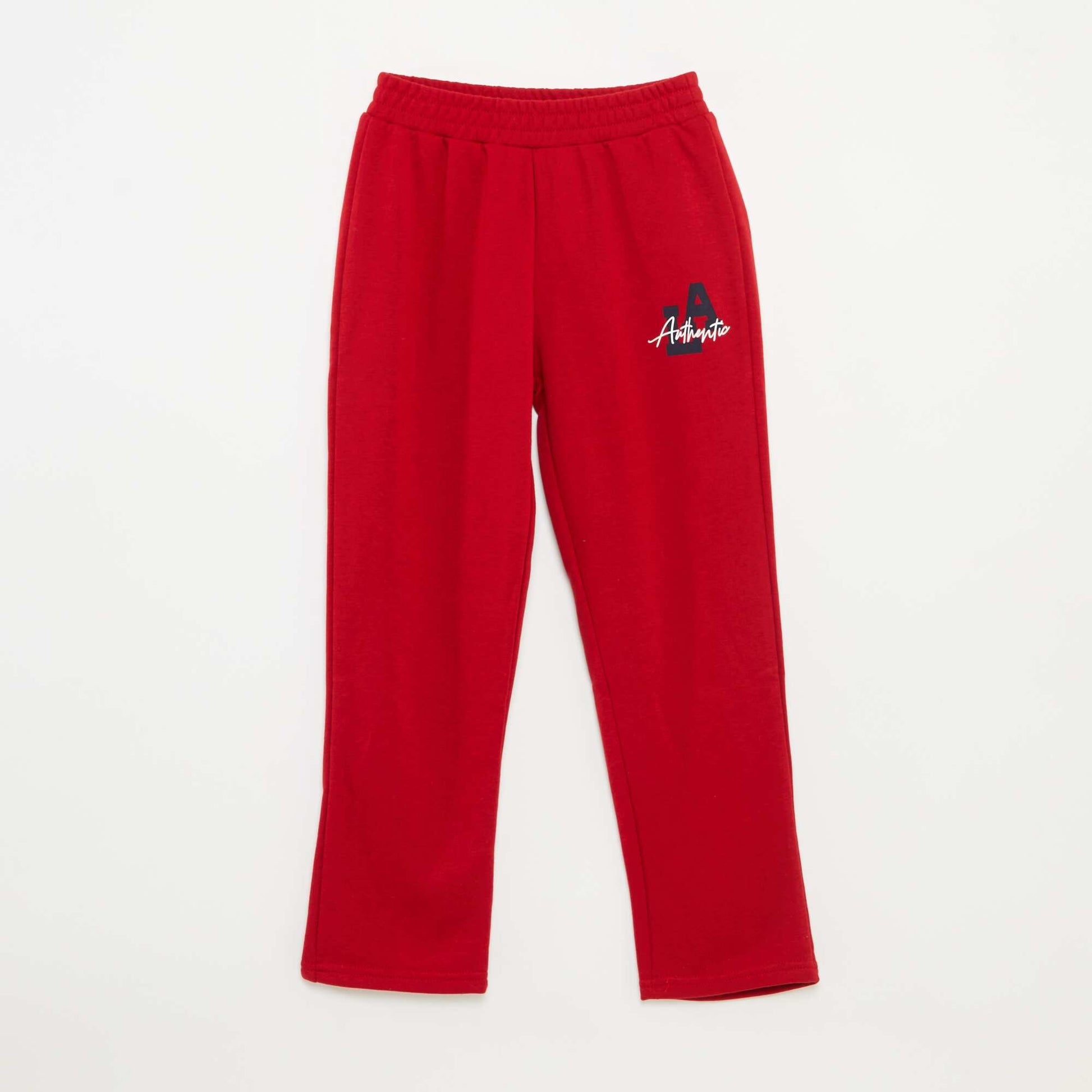 Ensemble sweat + pantalon esprit campus - 2 pièces ROUGE