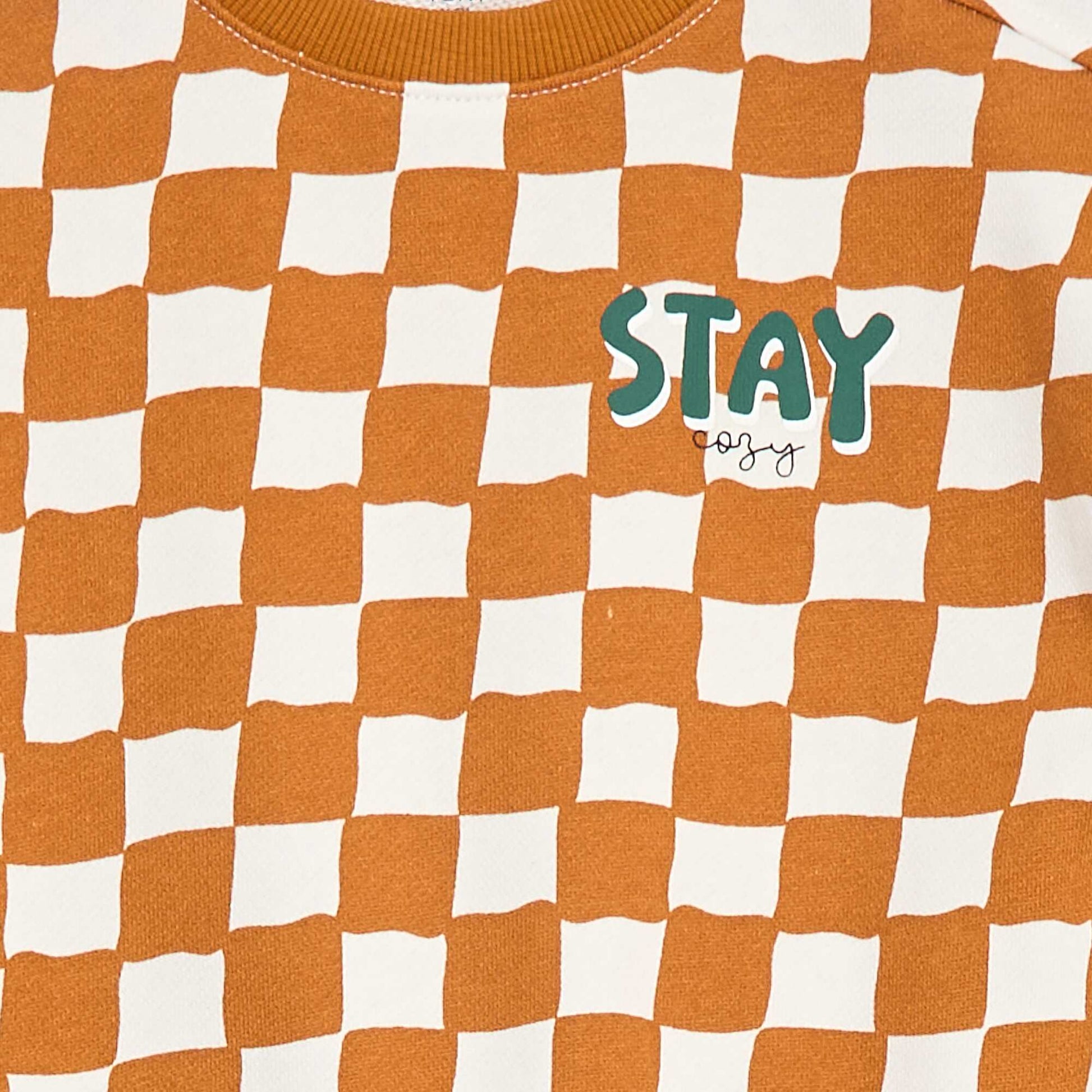Sweat à col rond - Grafik Edition ORANGE