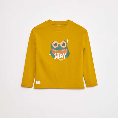 T-shirt imprimé - Grafik Edition JAUNE