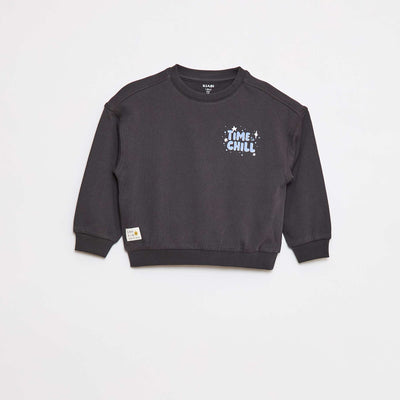 Sweat à col rond - Grafik Edition GRIS