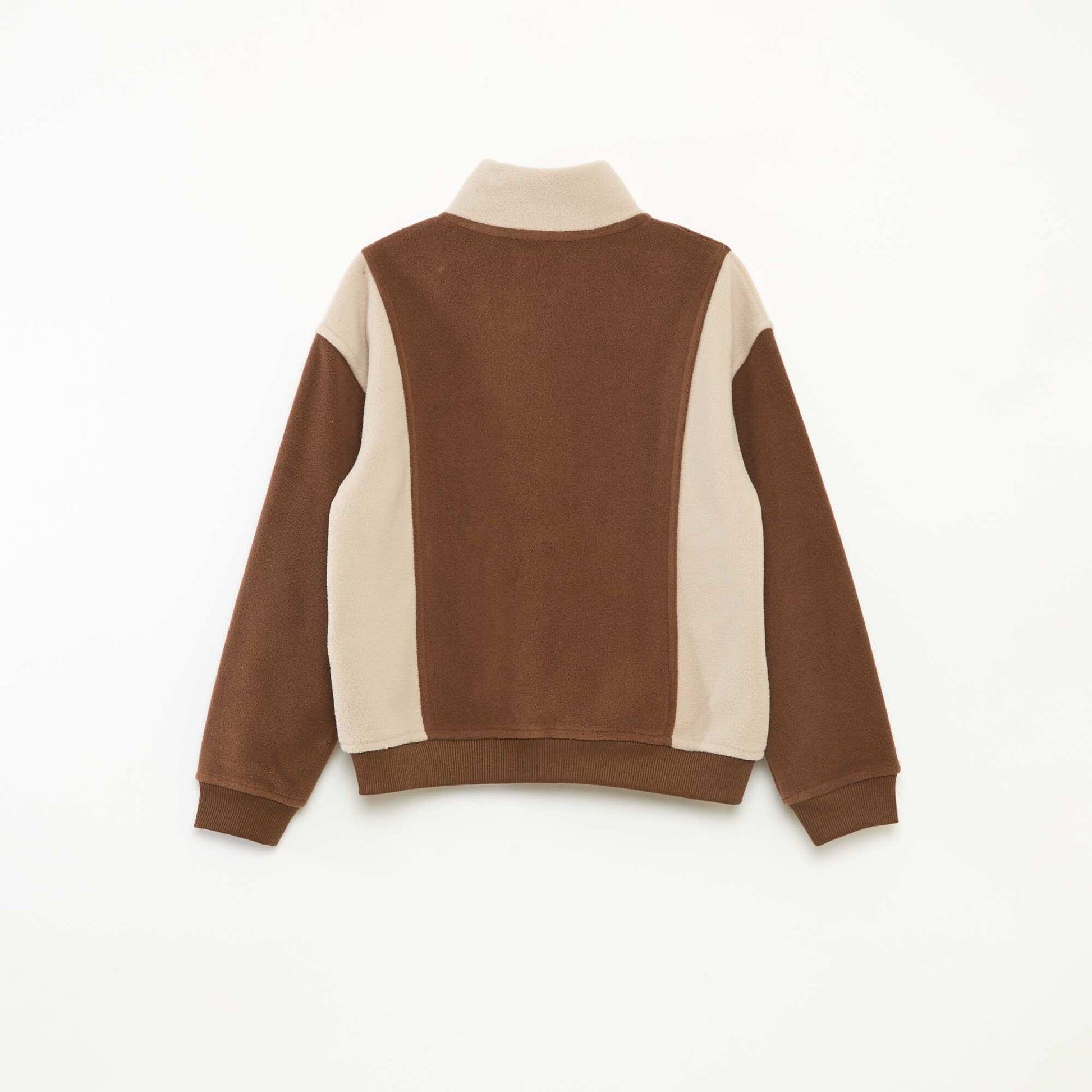 Sweat polaire loose MARRON