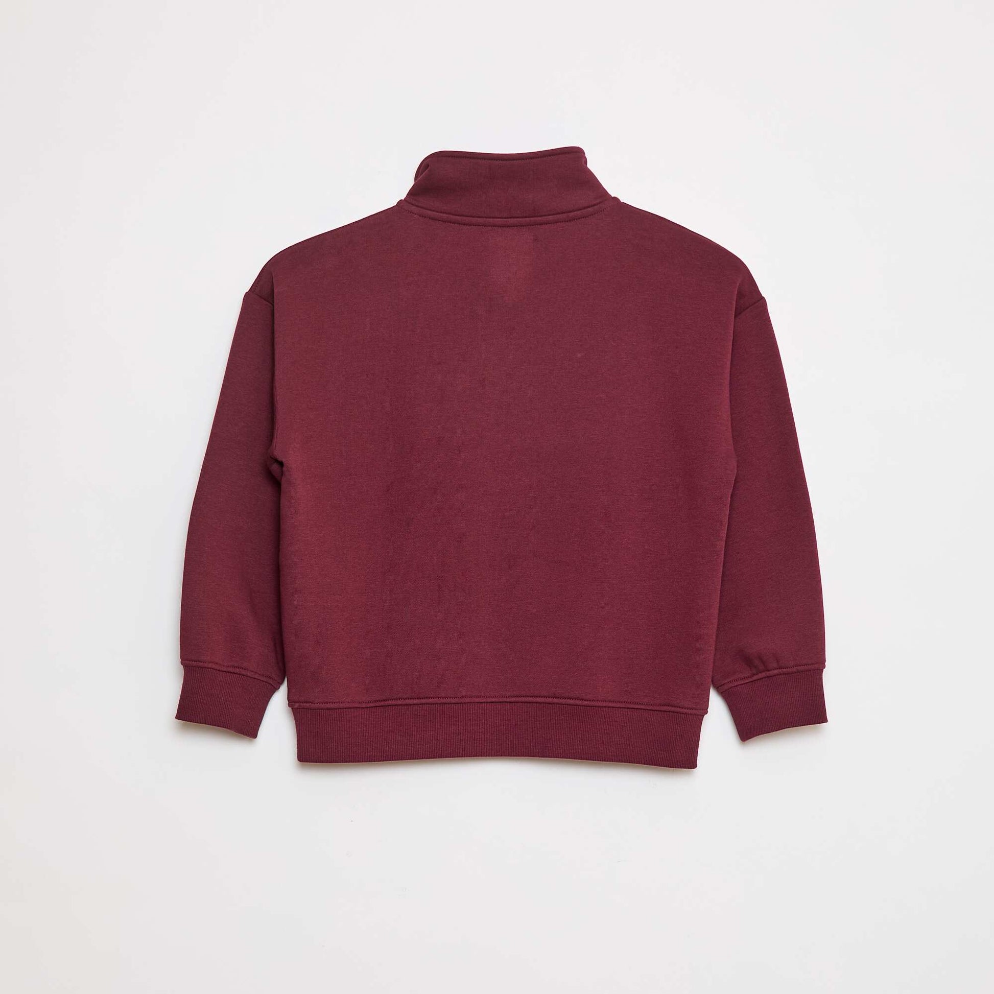 Sweat camionneur en molleton gratté ROUGE