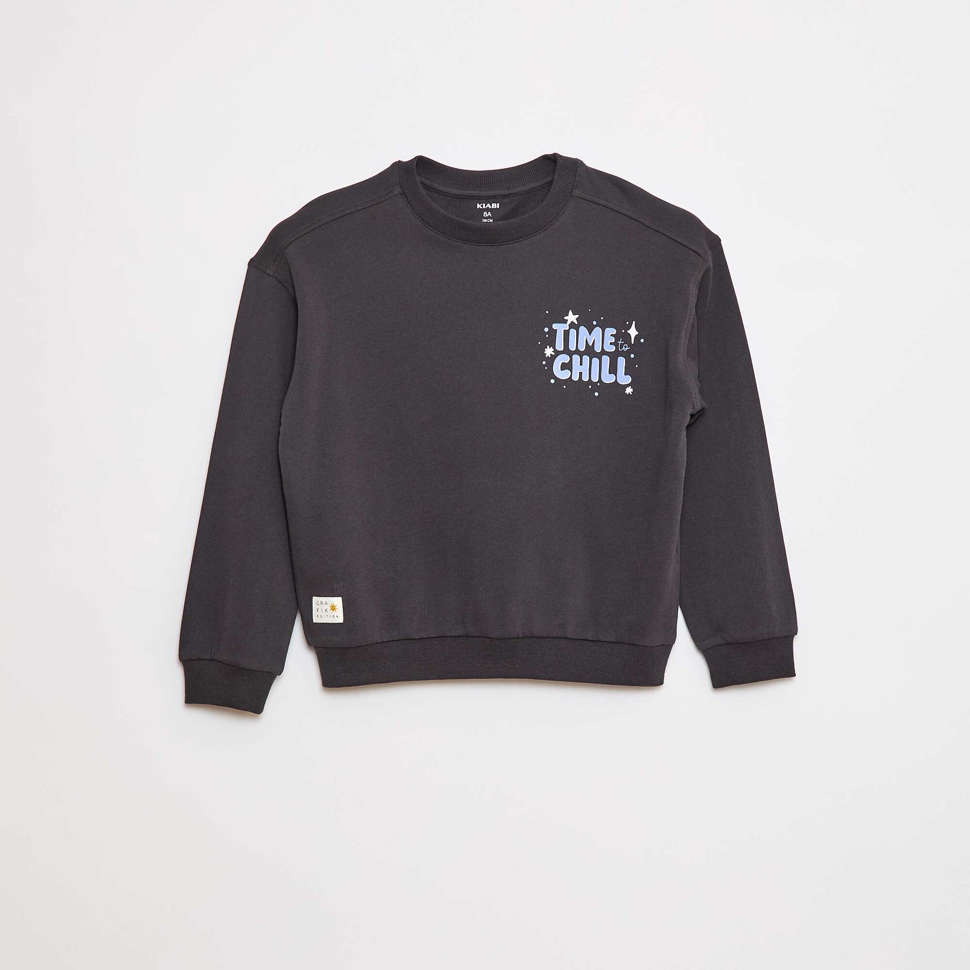 Sweat à col rond - Grafik Edition GRIS