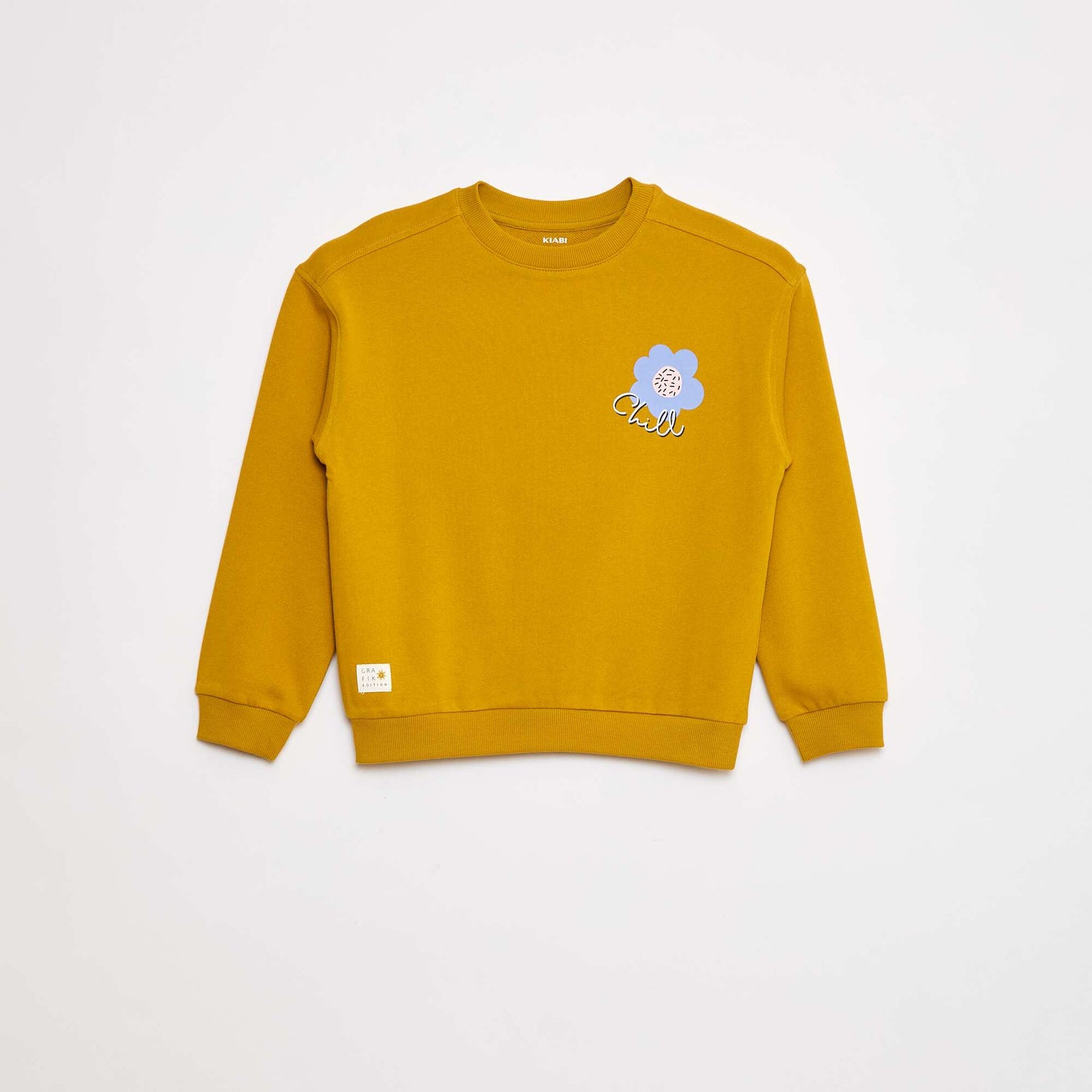 Sweat à col rond - Grafik Edition JAUNE