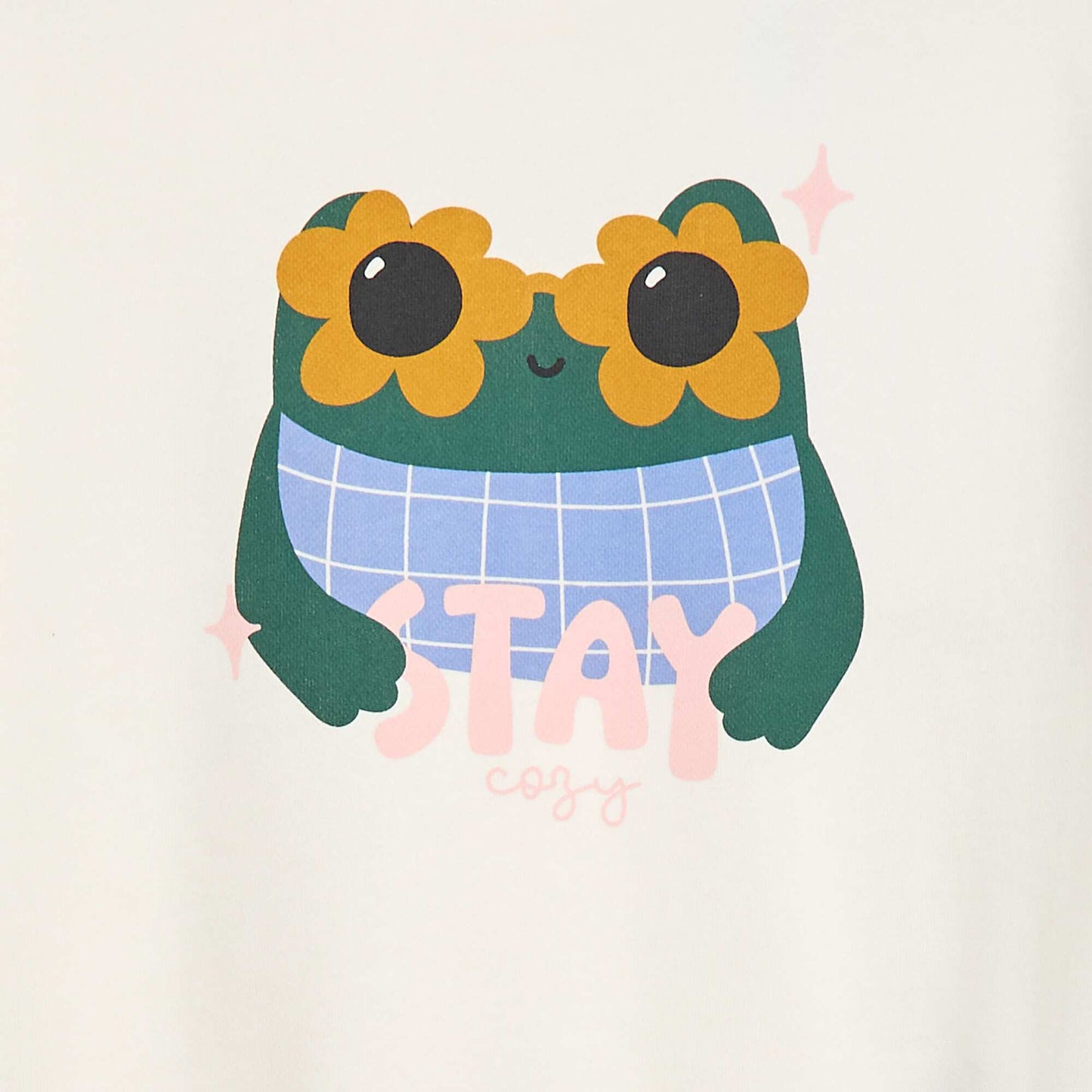 Sweat à col rond - Grafik Edition BLANC