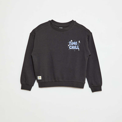 Sweat à col rond - Grafik Edition GRIS