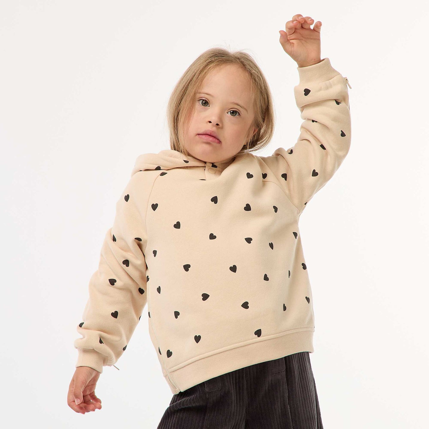 Sweat avec ouvertures zippées latérales -  - So Easy BEIGE