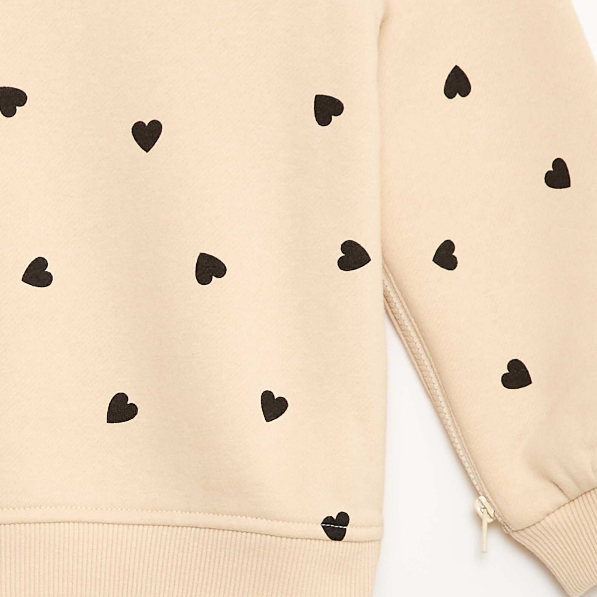 Sweat avec ouvertures zippées latérales -  - So Easy BEIGE