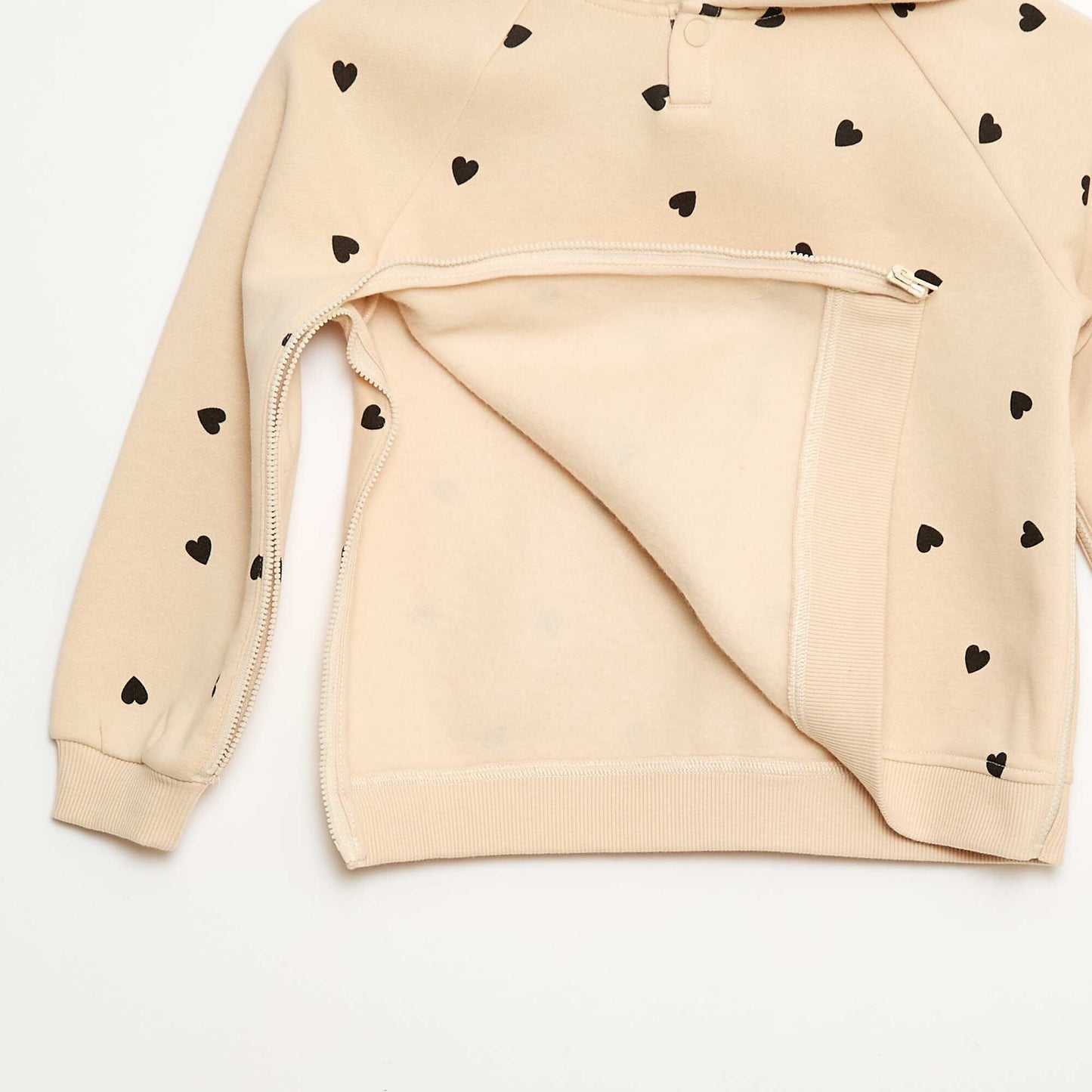 Sweat avec ouvertures zippées latérales -  - So Easy BEIGE