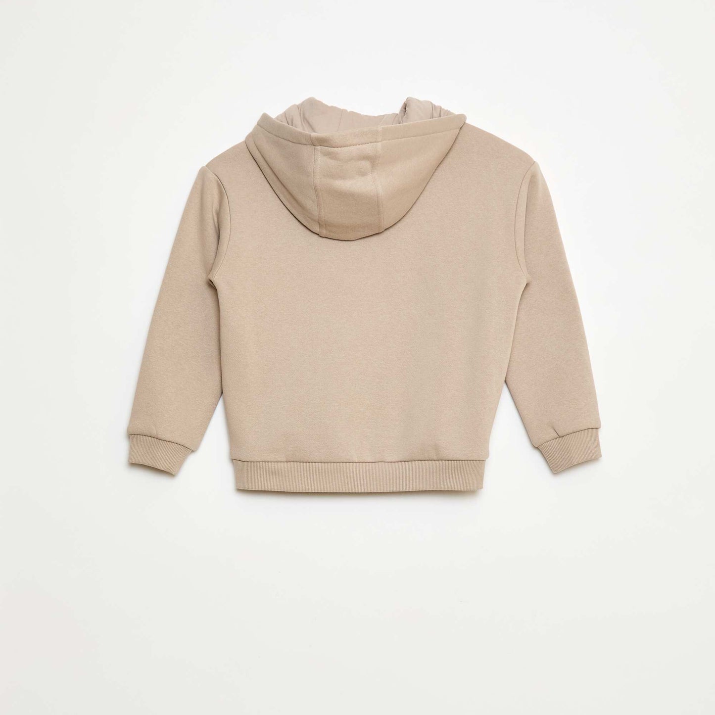 Sweat à capuche imprimé skate BEIGE
