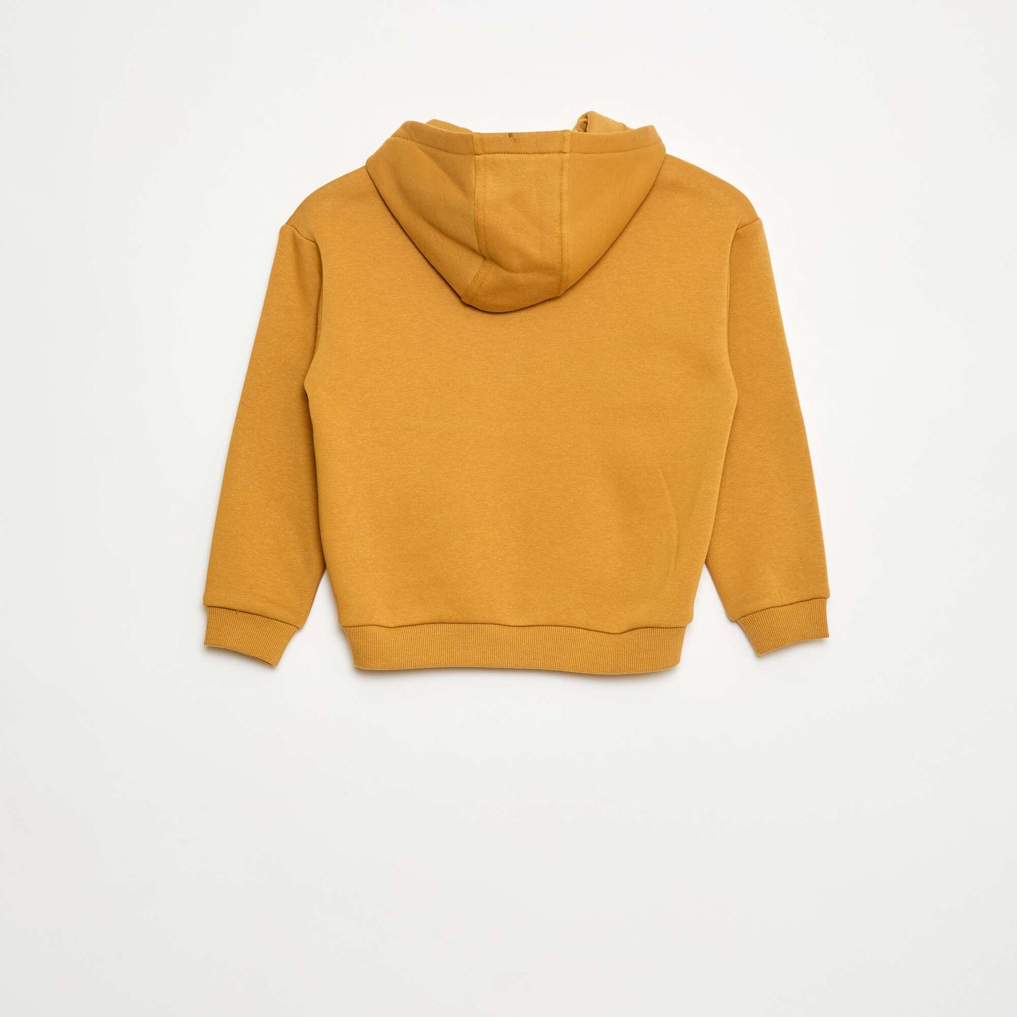 Sweat à capuche imprimé skate JAUNE