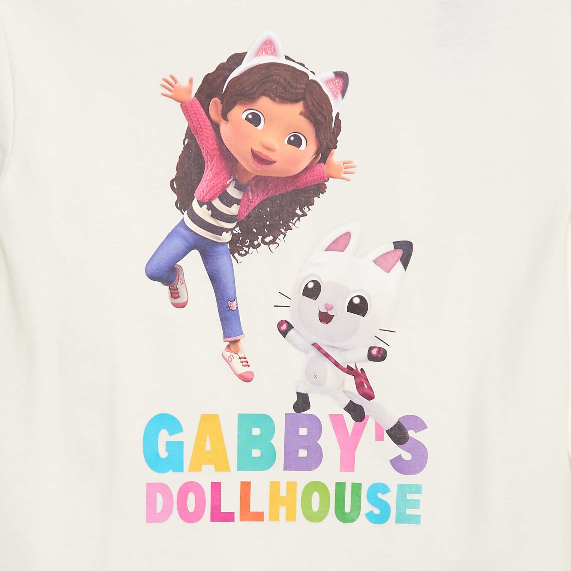 T-shirt imprimé 'Gabby et la maison magique' BLANC