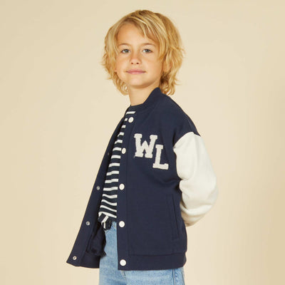 Veste esprit université américaine BLEU