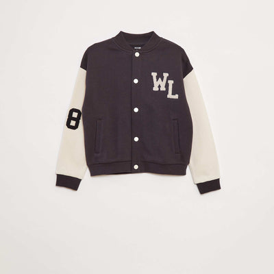 Veste esprit université américaine NOIR