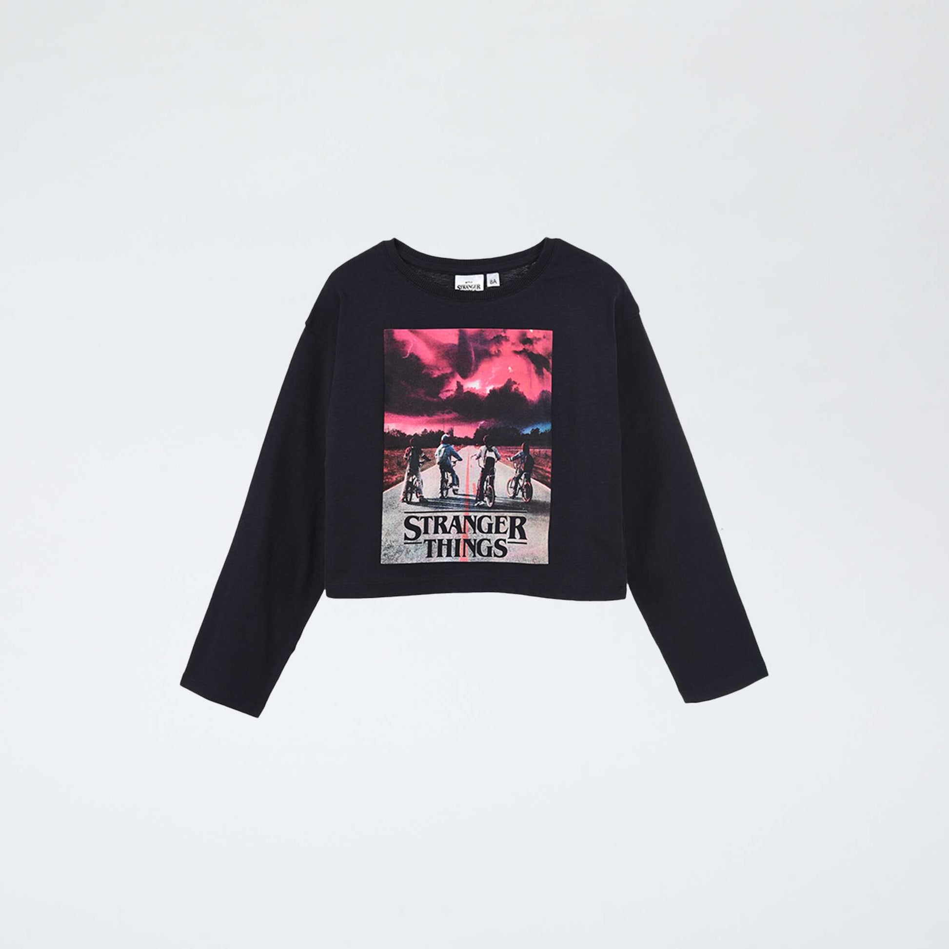 T-shirt 'Stranger Things' NOIR