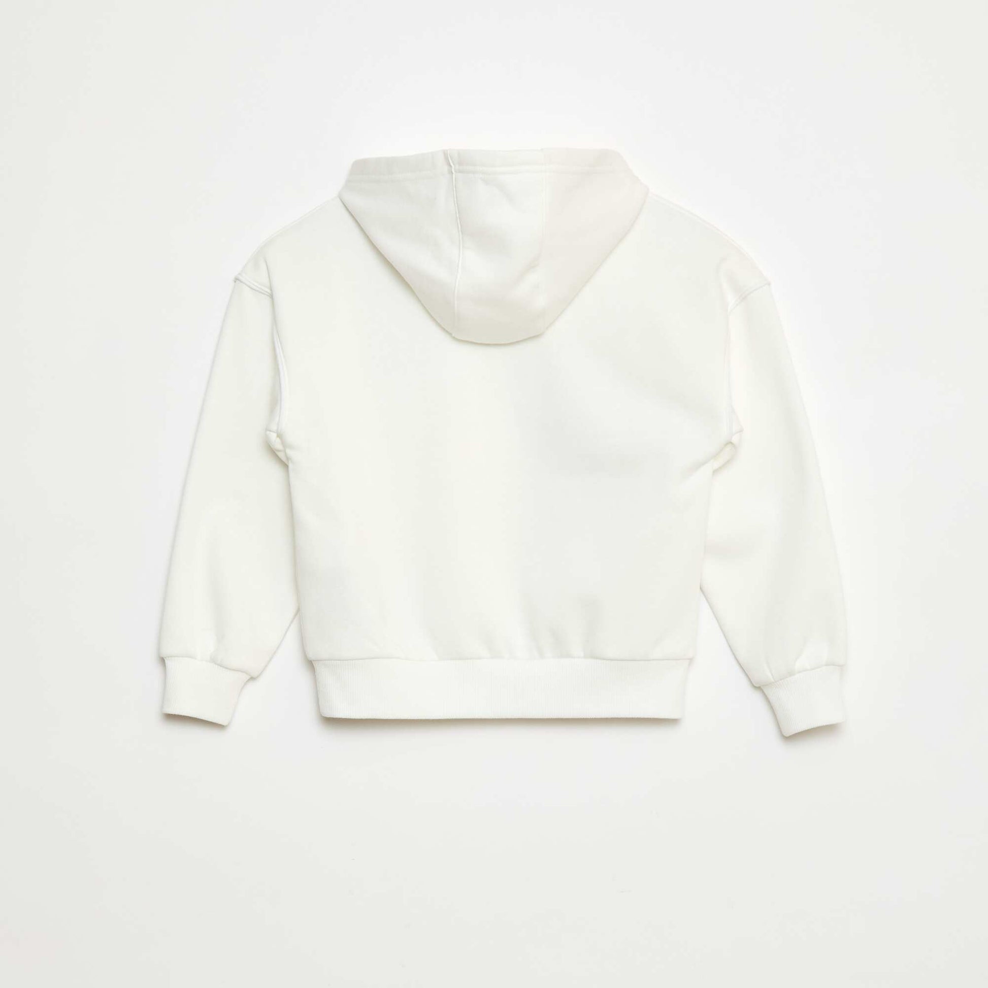 Sweat à capuche imprimé 'Lovely Stitch' BLANC