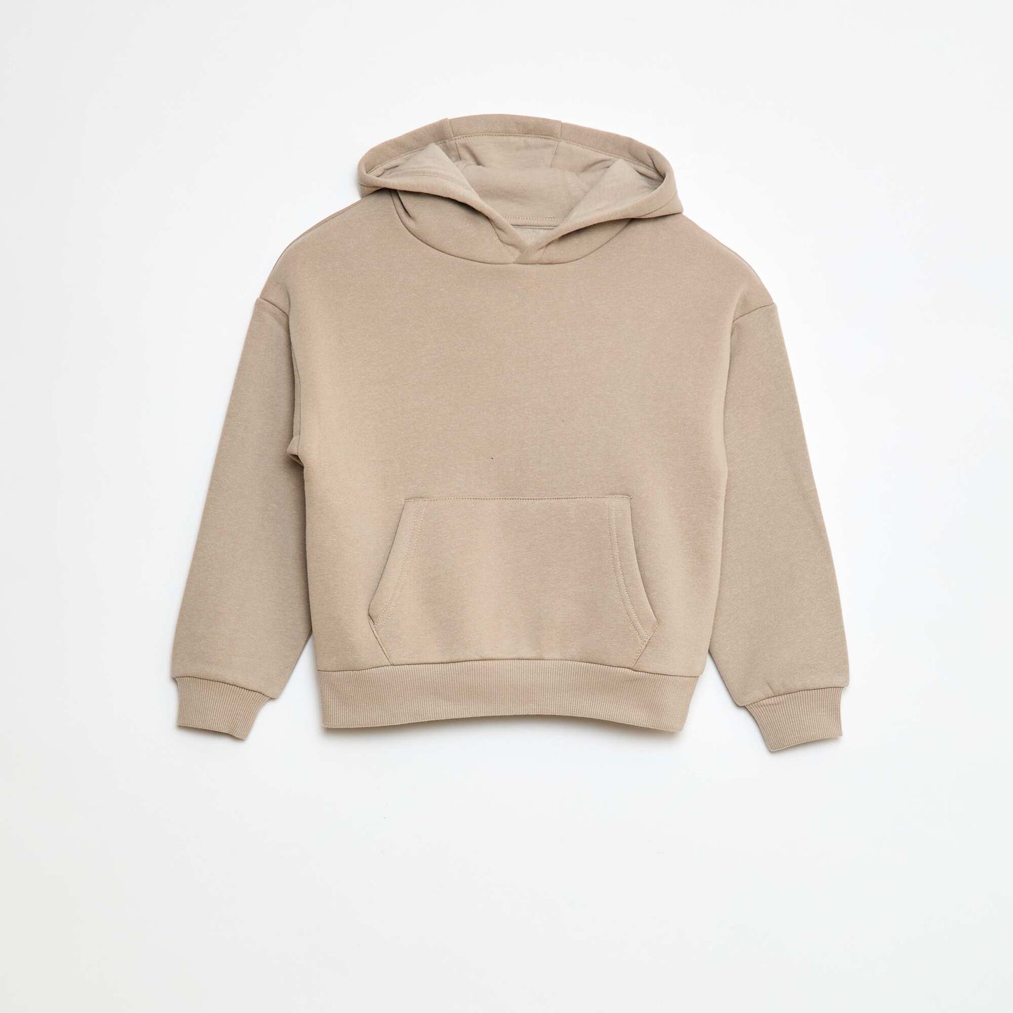 Sweat à capuche coupe loose BEIGE