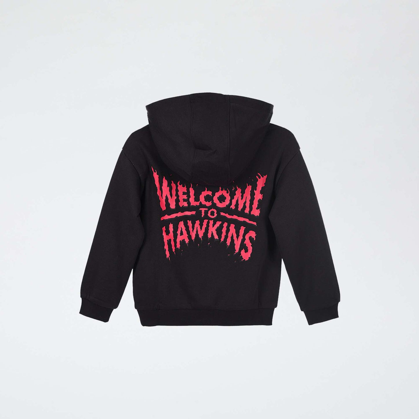 Sweat à capuche polaire 'Stranger things' NOIR