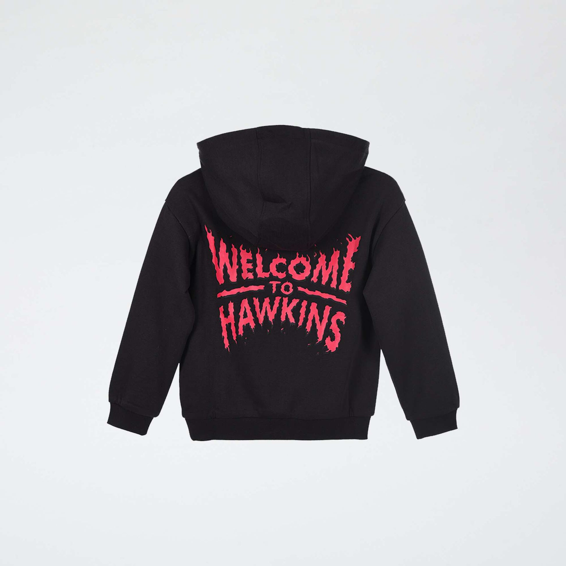 Sweat à capuche polaire 'Stranger things' NOIR