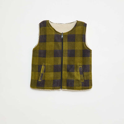Sweat sans manches réversible VERT
