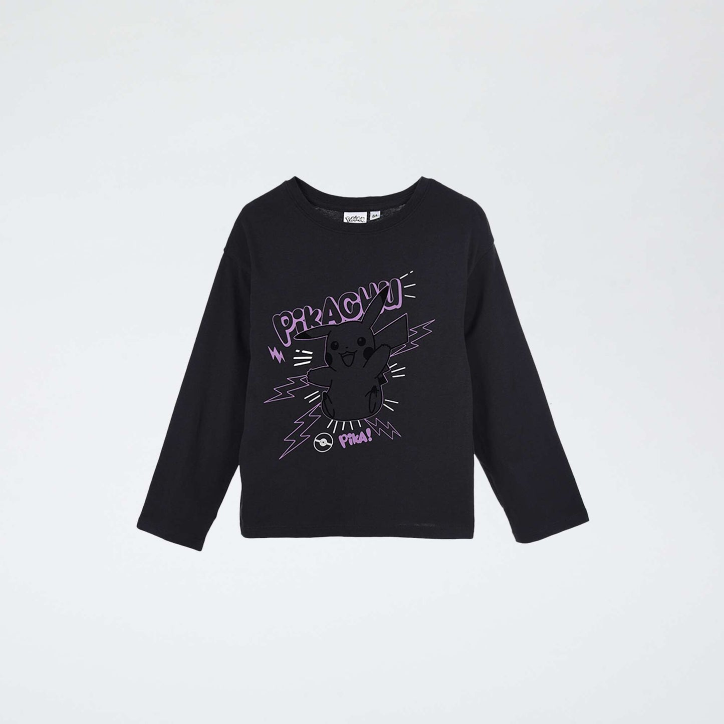 T-shirt imprimé 'Pikachu' NOIR