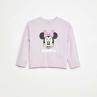 T-shirt 'Stitch' 'Angel' 'Disney' à manches longues VIOLET