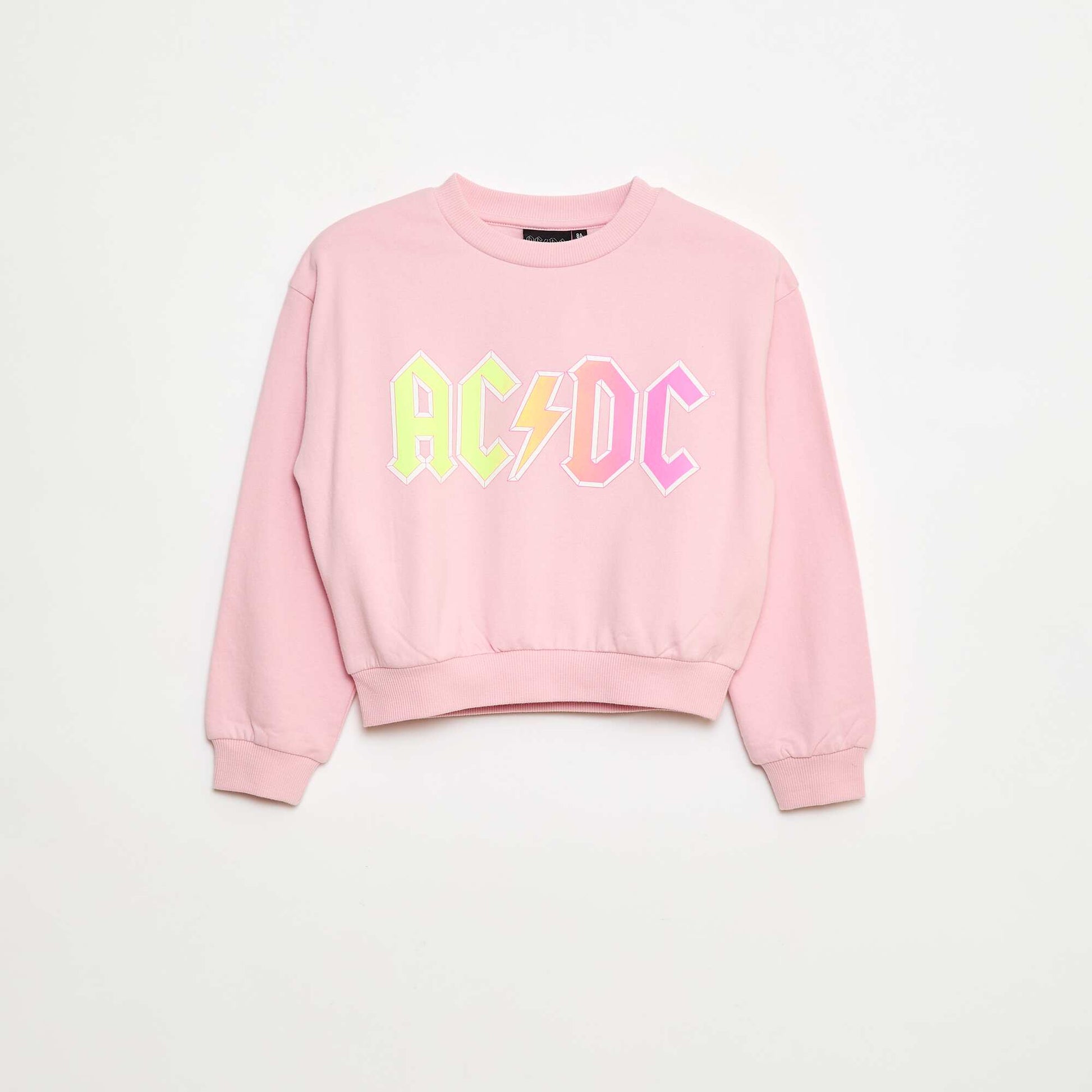 Sweat imprimé 'AC/DC' ROSE